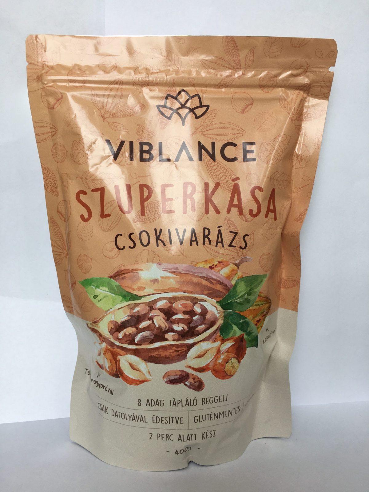 VIBLANCE Superkaša čokoládové kúzlo s lieskovými orieškami a kakaom 400g