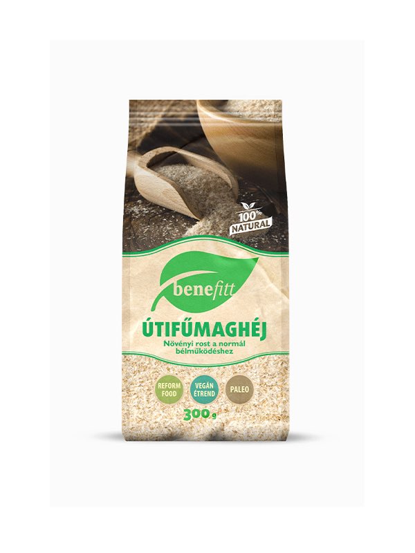 utifu Benefitt Psyllium husk (skorocel indický) 300 g – Obrázok 1