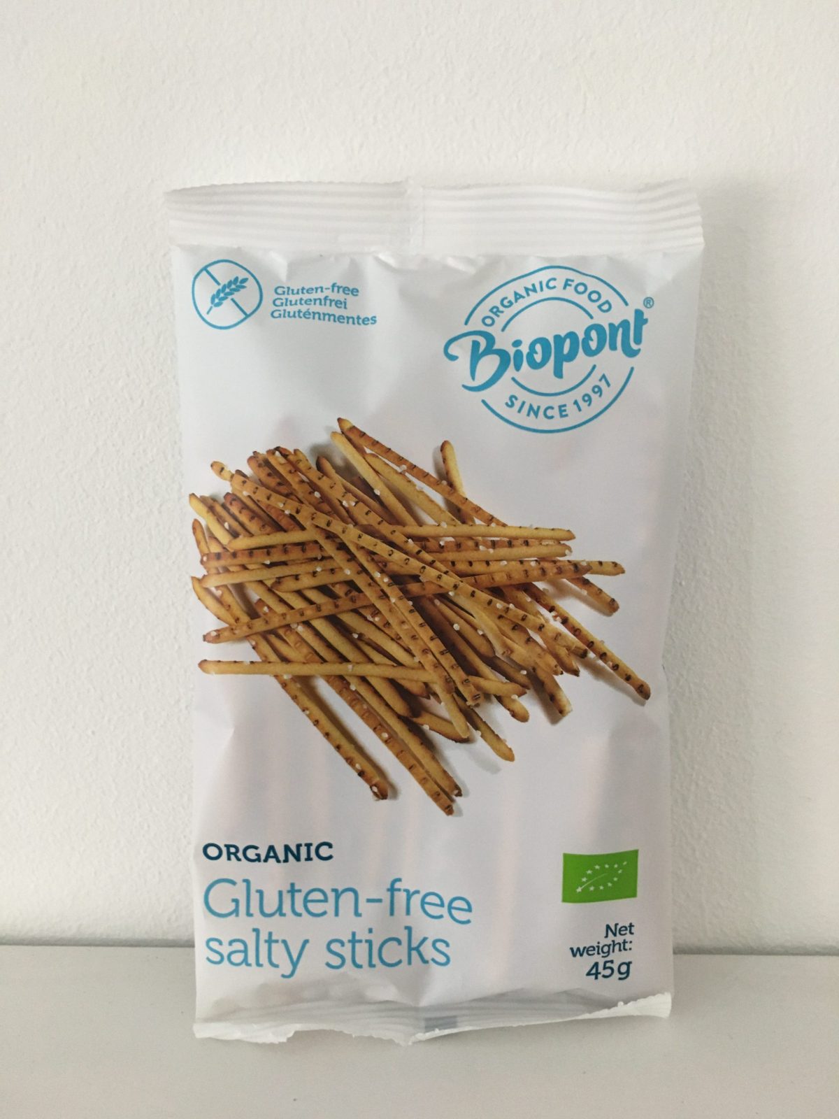 BIOPONT Bio bezlepkové tyčinky (dekor-slané ) 45g