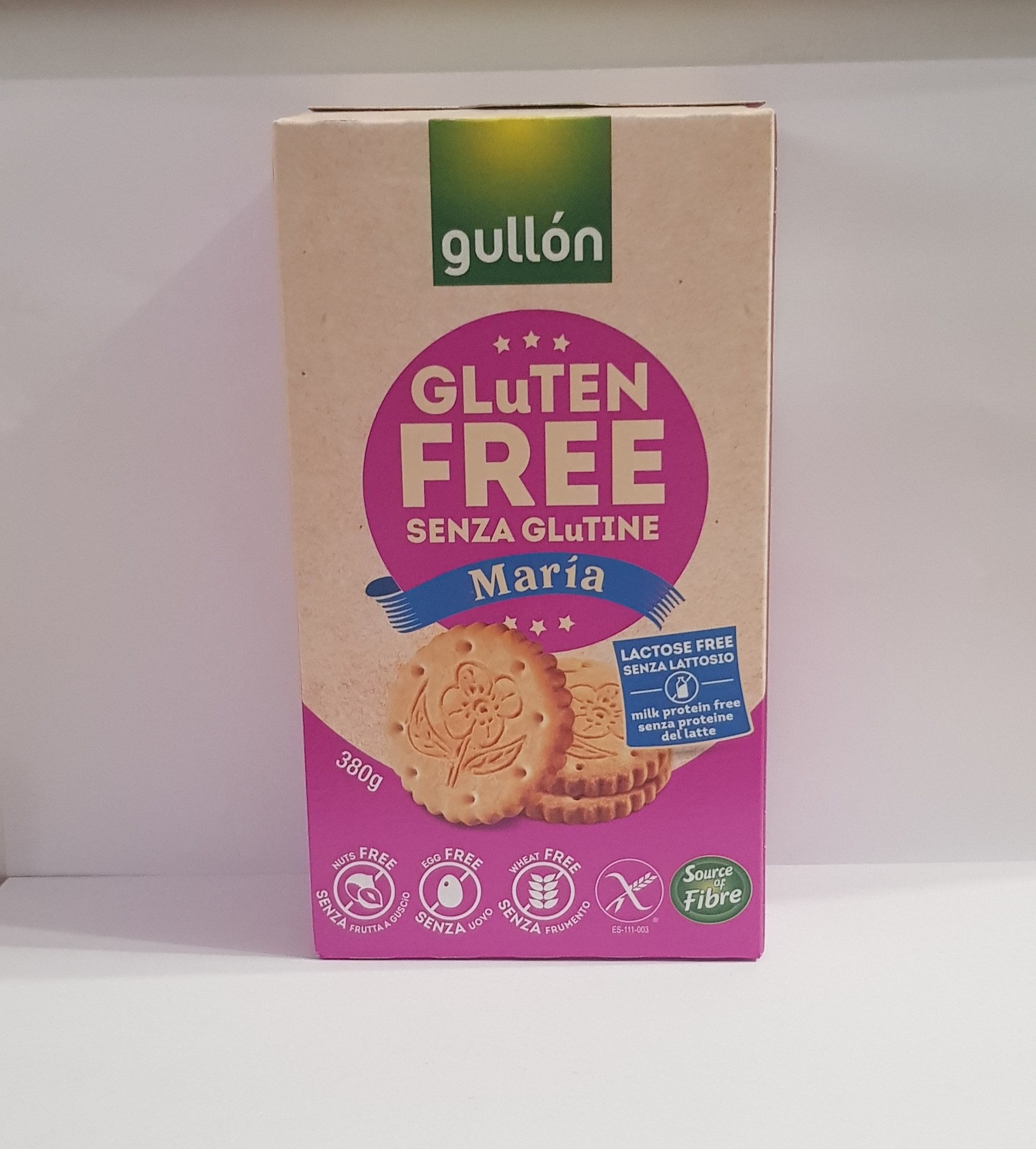 GULLÓN Bezlepkové sušienky Maria  380g