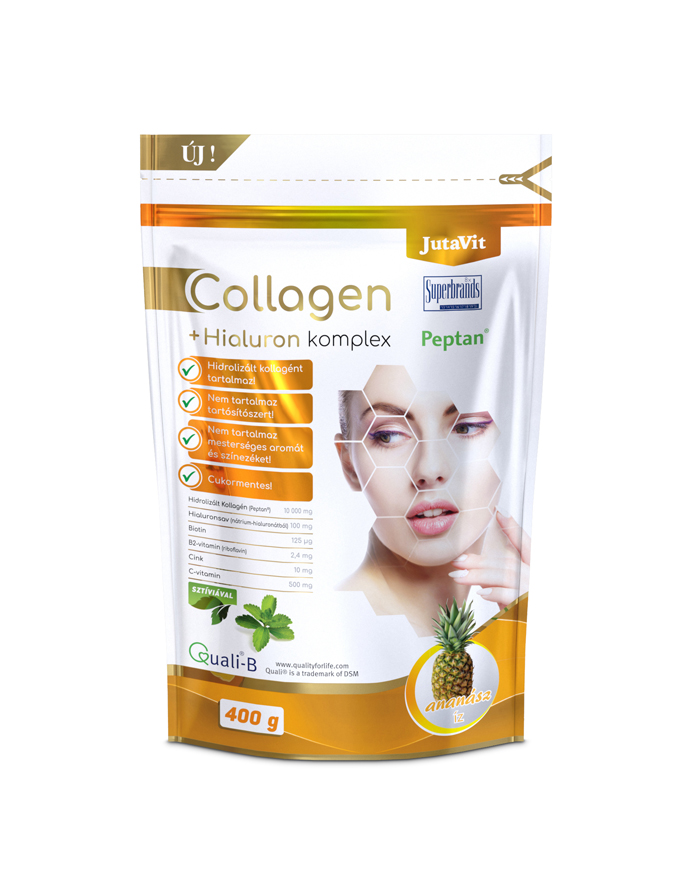 JutaVit Kolagén 10g + Hyalurón komplex  400g