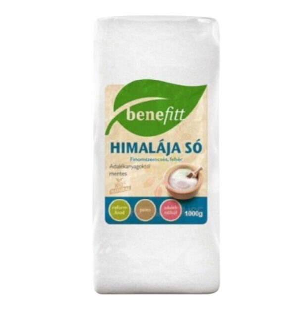 Benefitt Himalajská soľ biela 1kg – Obrázok 2