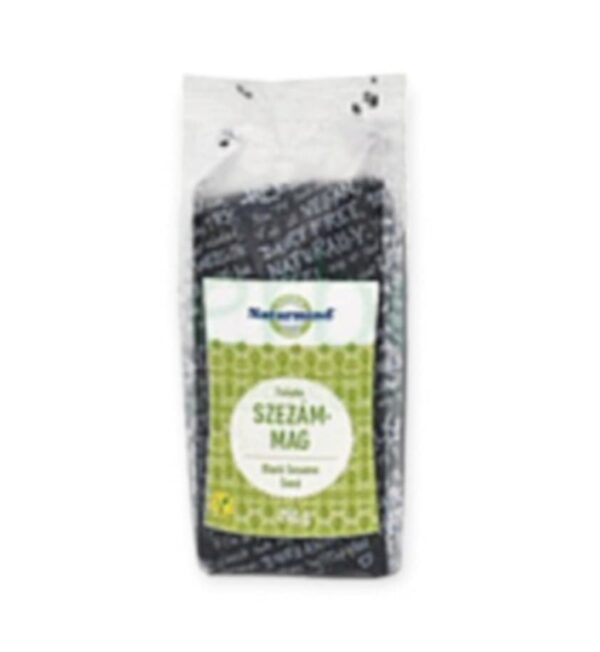 NATURMIND PRÍRODNÉ ČIERNE SEZAMOVÉ SEMIENKA 250G – Obrázok 2