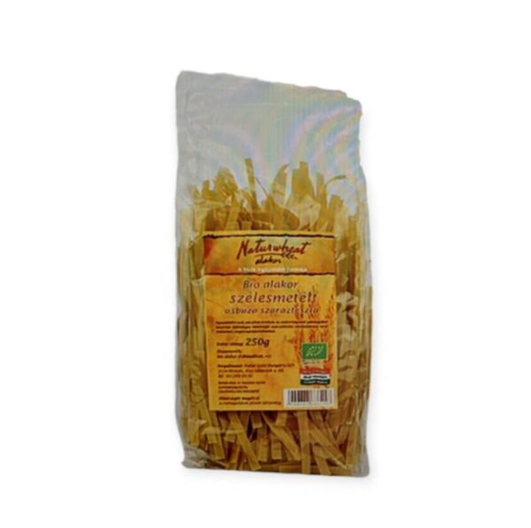 BIO CESTOVINY ALAKOR ŠIROKÉ DLÁTO PŠENICA 250G – Obrázok 2