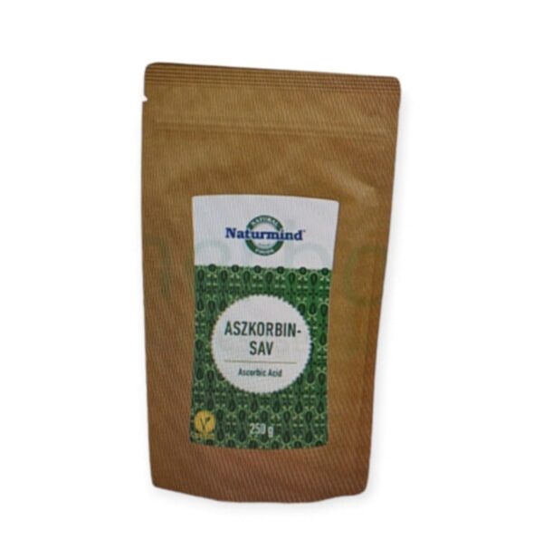 NATURMIND PRÍRODNÁ KYSELINA ASKORBOVÁ 250G – Obrázok 2