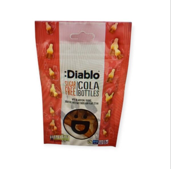 DIABLO GUMIČKY S PRÍCHUŤOU COLY BEZ CUKRU 75G – Obrázok 2