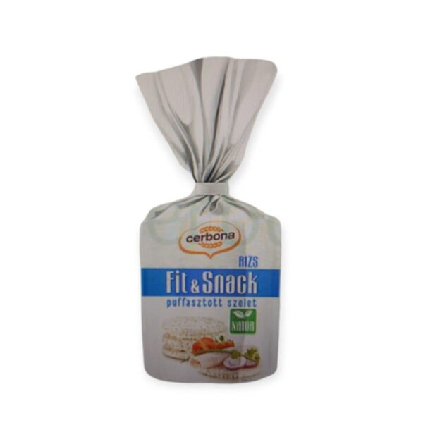 CERBONA PUFOVANÝ RYŽOVÝ KOLÁČ NATURAL 90G – Obrázok 2