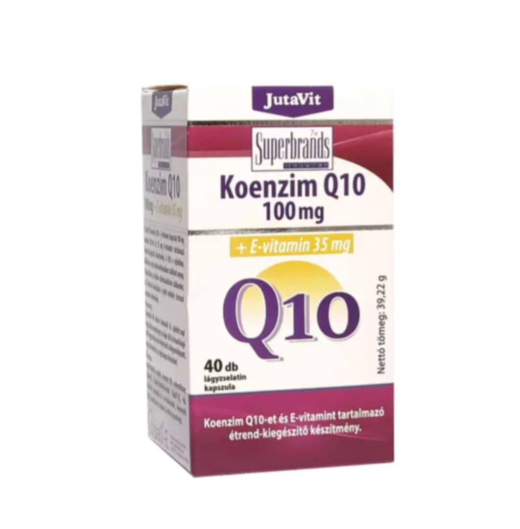 KOENZÝM JUTAVIT Q10 100 MG + VITAMÍN E 35 MG 40 KS