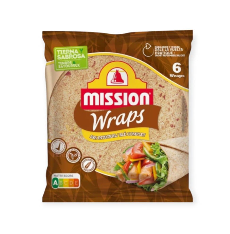 MISSION CELOZRNNÝ TORTILLA WRAP 370G