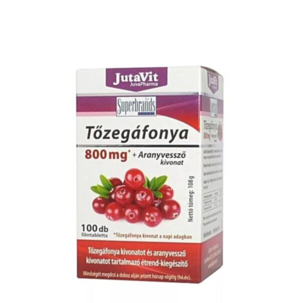 JUTAVIT BRUSNICA + EXTRAKT ZO ZLATOBYLE TABLETY 100KS – Obrázok 2