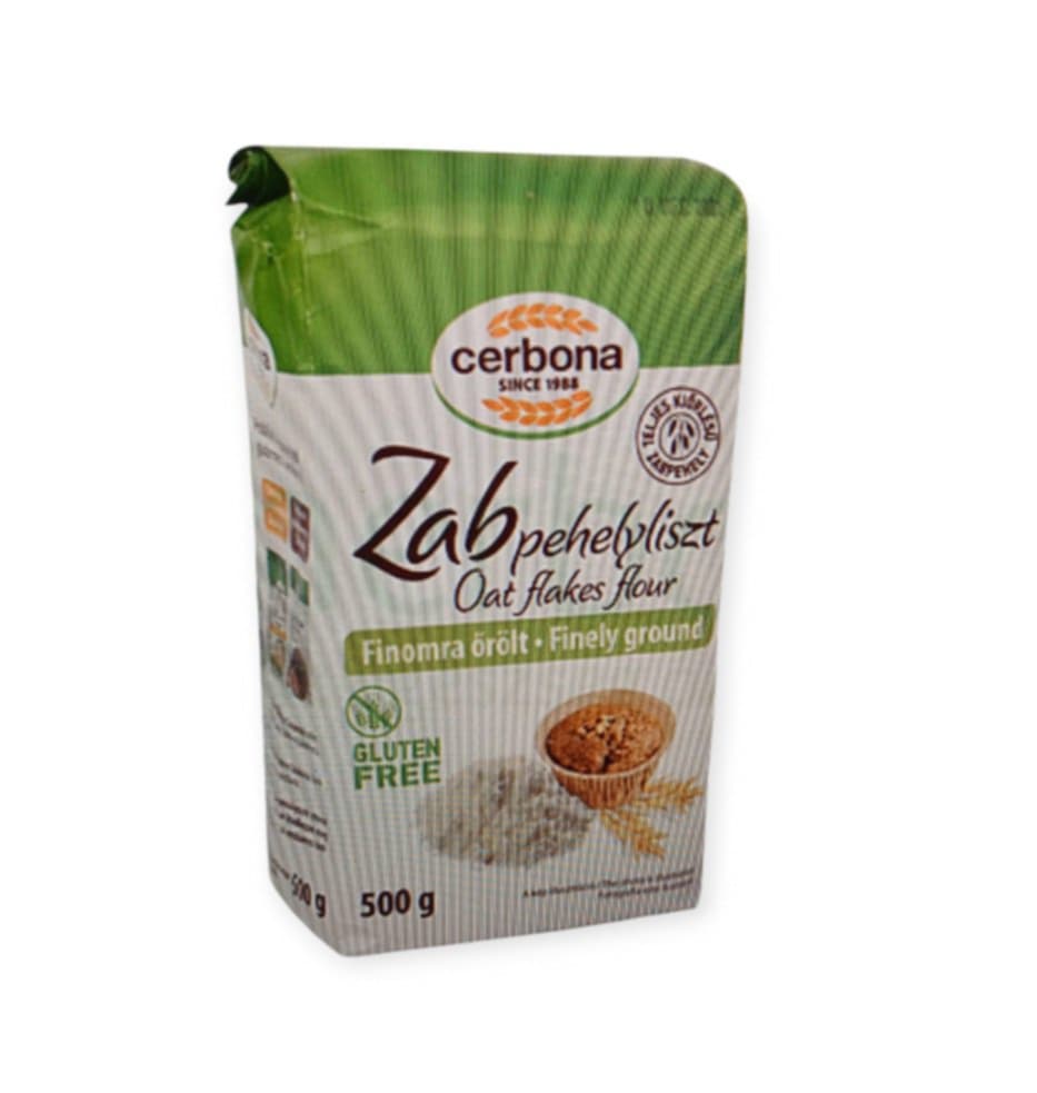 BEZLEPKOVÁ MÚKA Z OVSENÝCH VLOČIEK CERBONA 500G