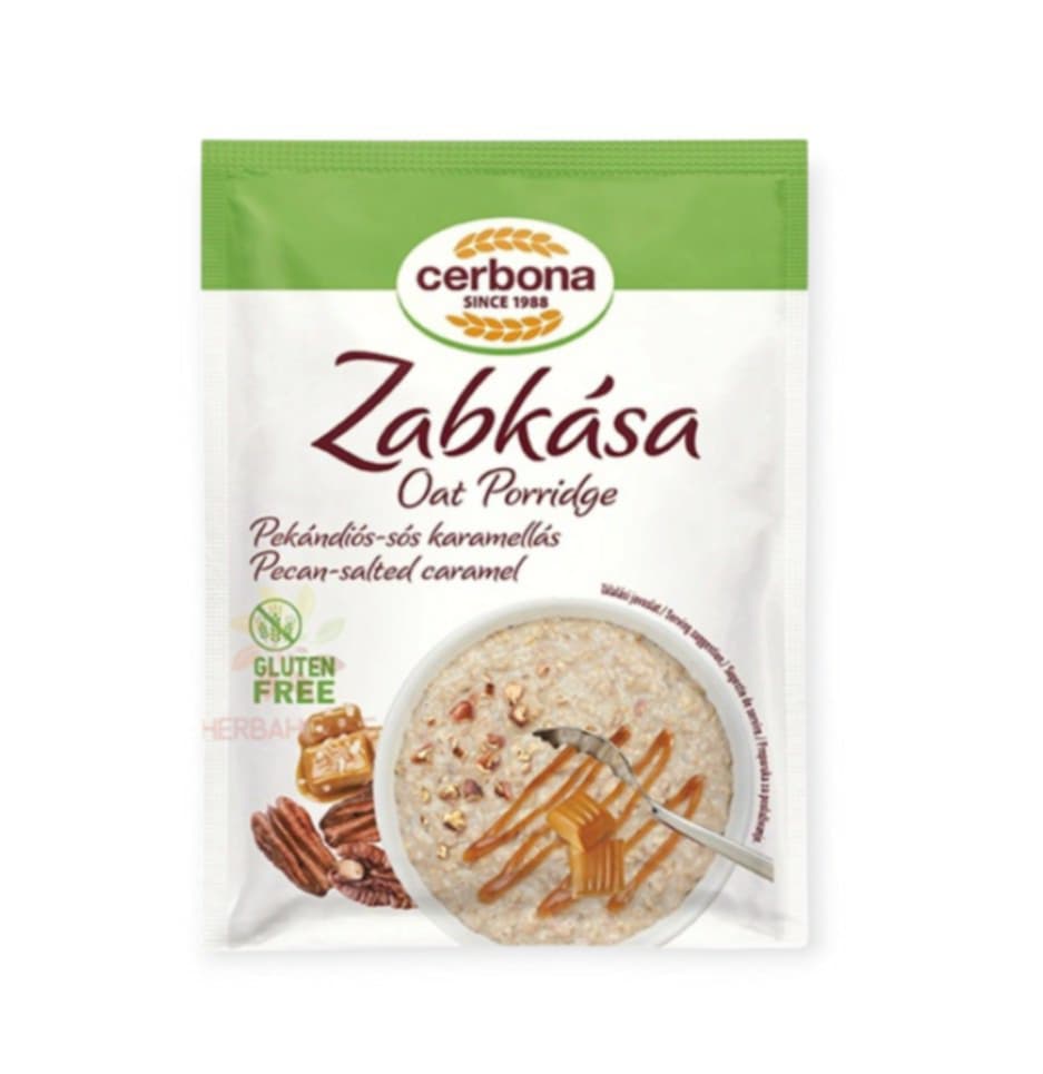 BEZLEPKOVÁ CERBONA KAŠA PEKANOVO-SLANÝ KARAMEL 50G