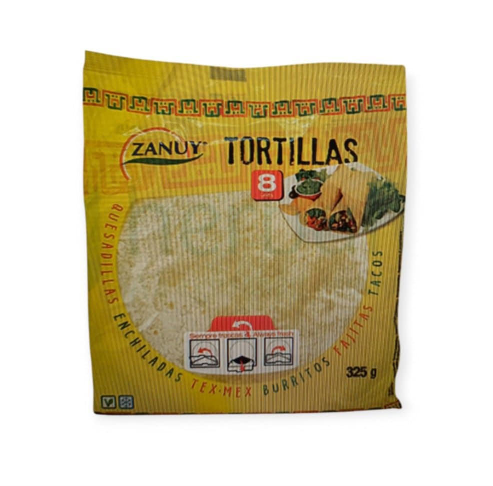ZANUY PŠENIČNÁ TORTILLA 20CM 8KS