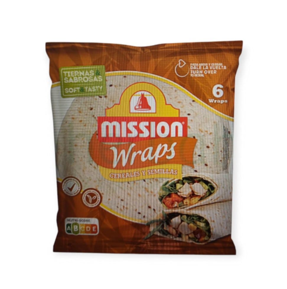 MISSION SEARCH SEMENO TORTILLA WRAP 370G