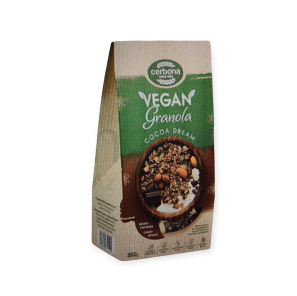 CERBONA VEGÁNSKA KAKAOVO-MANDĽOVÁ MÜSLI MÜSLI 300G
