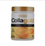 Pure Gold CollaGold hovädzí a rybí kolagénový nápoj v prášku s kyselinou hyalurónovou - pomarančový džús 300g