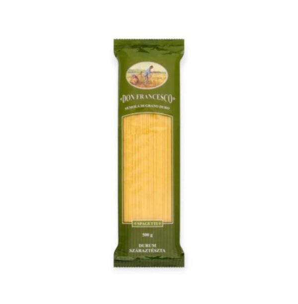 ŠPAGETY NA CESTOVINY DON FRANCESCO DURUM 500G – Obrázok 2
