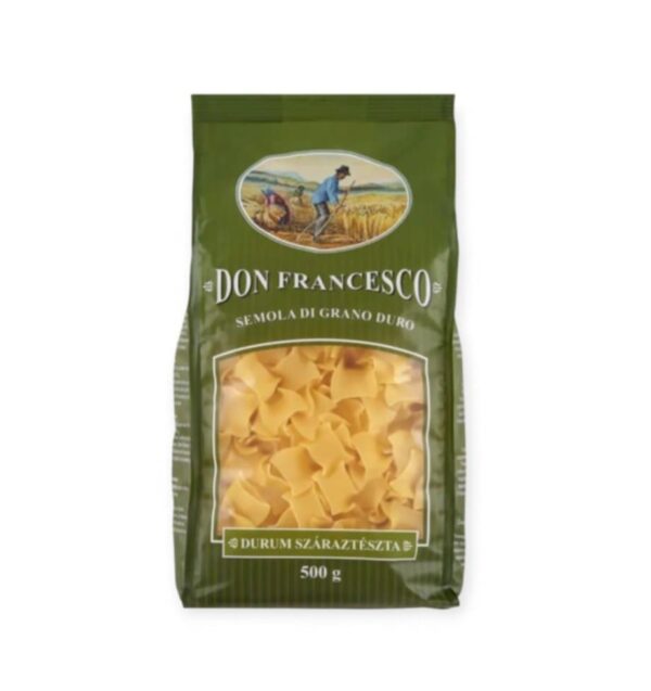 DON FRANCESCO DURUM CESTOVINY PAPARDELLE 500G – Obrázok 2