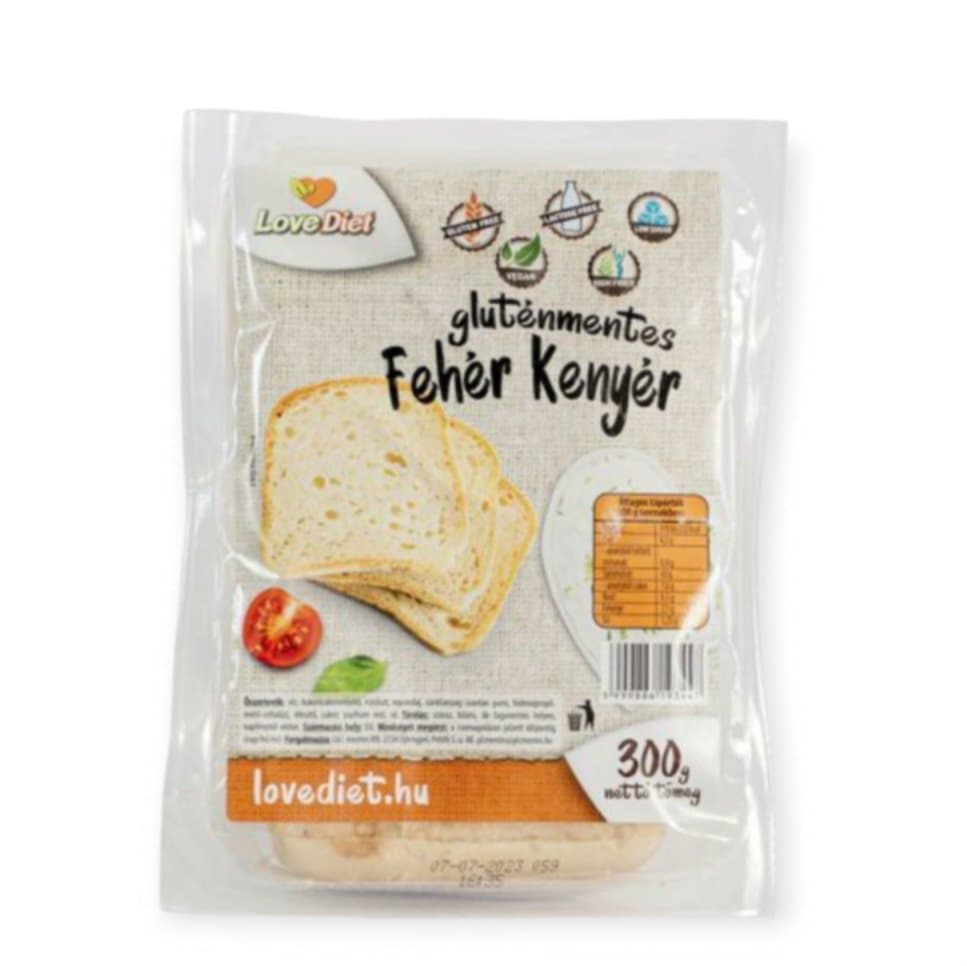 BEZLEPKOVÝ LOVE DIET BIELY CHLIEB 300G