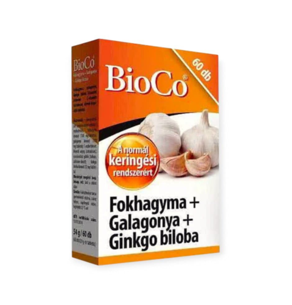 BIOCO CESNAK+HLOH+GINKGO BILOBA KAPSULY - 60KS
