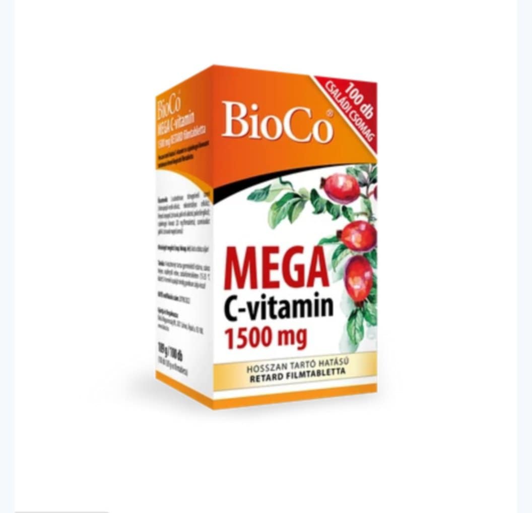 BIOCO MEGA VITAMÍN C 1500MG -100KS