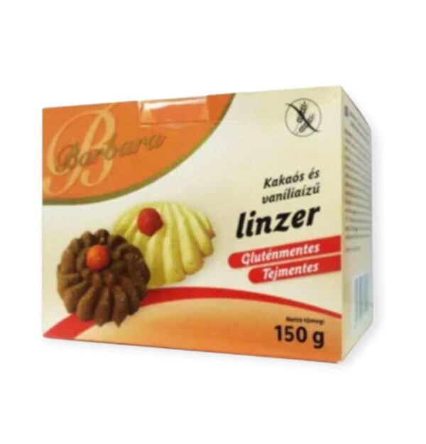 BEZLEPKOVÁ PRÍCHUŤ BARBARA LINZER KAKAO & VANILKA 150G – Obrázok 2