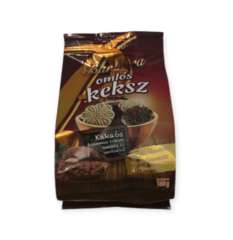 BEZLEPKOVÉ SUŠIENKY BARBARA PLNENÉ KAKAOVÝM KRÉMOM 150G