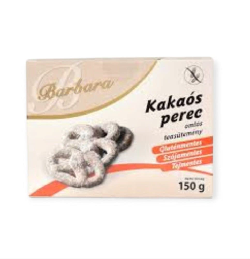 BEZLEPKOVÉ KAKAOVÉ PRACLÍKY BARBARA 150G