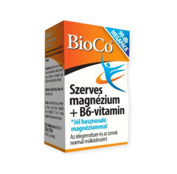BIOCO BIO MAGNESIUM+B6 TABLETY MEGAPACK - 90KS – Obrázok 2