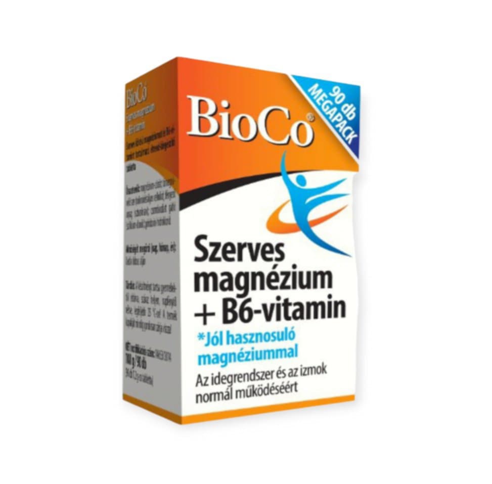 BIOCO BIO MAGNESIUM+B6 TABLETY MEGAPACK - 90KS