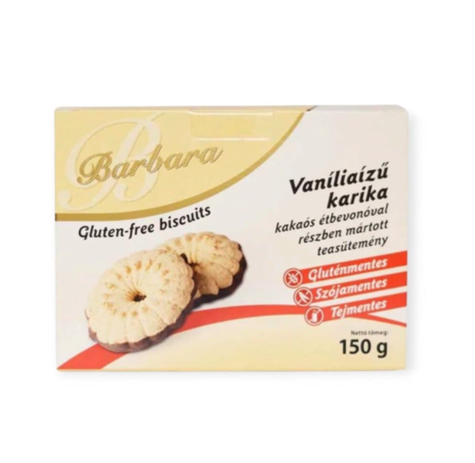 BEZLEPKOVÝ VANILKOVÝ KRÚŽOK BARBARA 150G