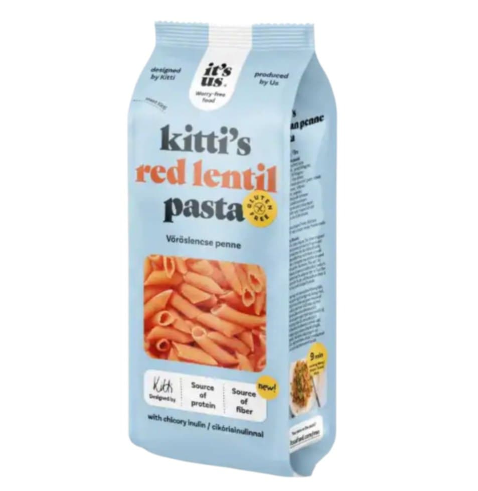 07b2c537-7f2a-4719-abbc-dfbec124047e BEZLEPKOVÉ ITS US KITTIS ČERVENÁ ŠOŠOVICA PENNE CESTOVINY - 200G – Obrázok 1