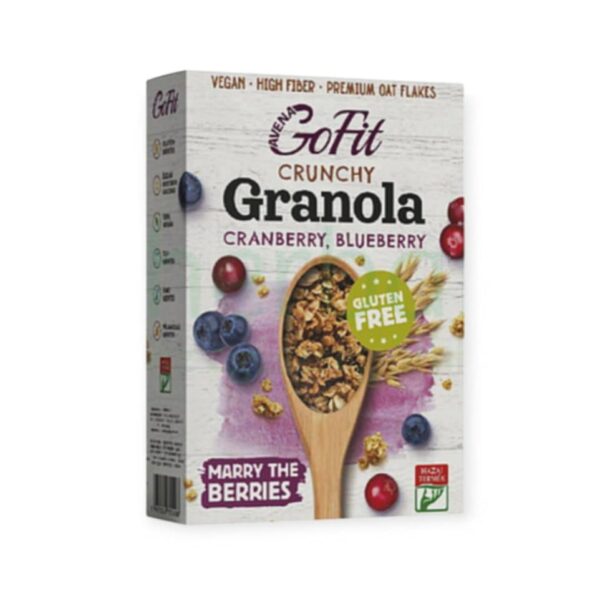 BEZLEPKOVÁ GOFIT GRANOLA S ČUČORIEDKAMI - 250G – Obrázok 2