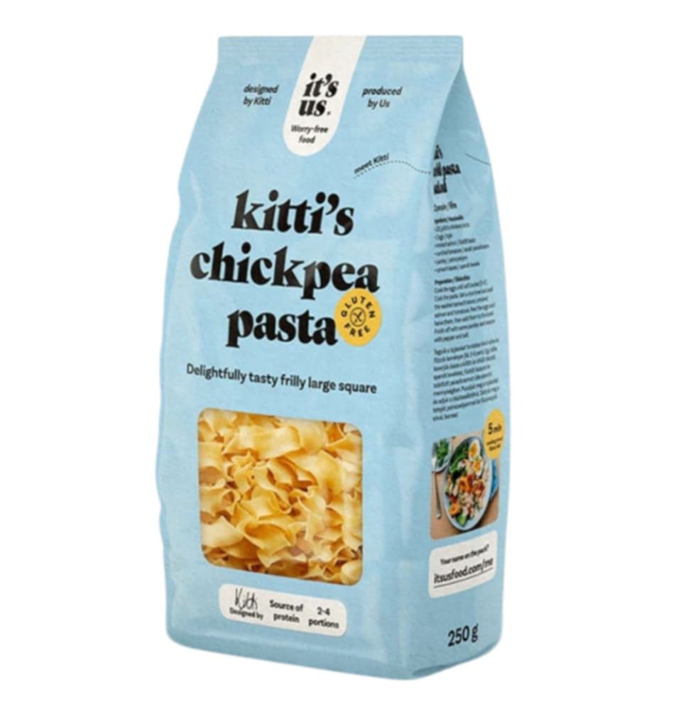BEZLEPKOVÉ ITS US KITTIS CÍCER VEĽKÉ KOCKY CESTOVINY - 250G