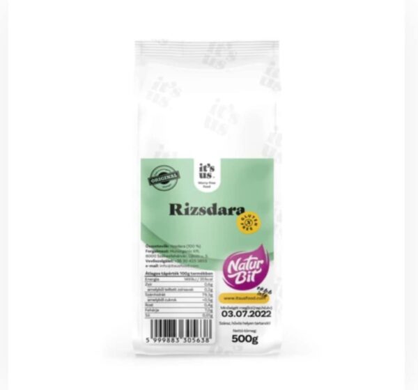 NATURBIT RYŽOVA KRUPICA - 500G – Obrázok 2