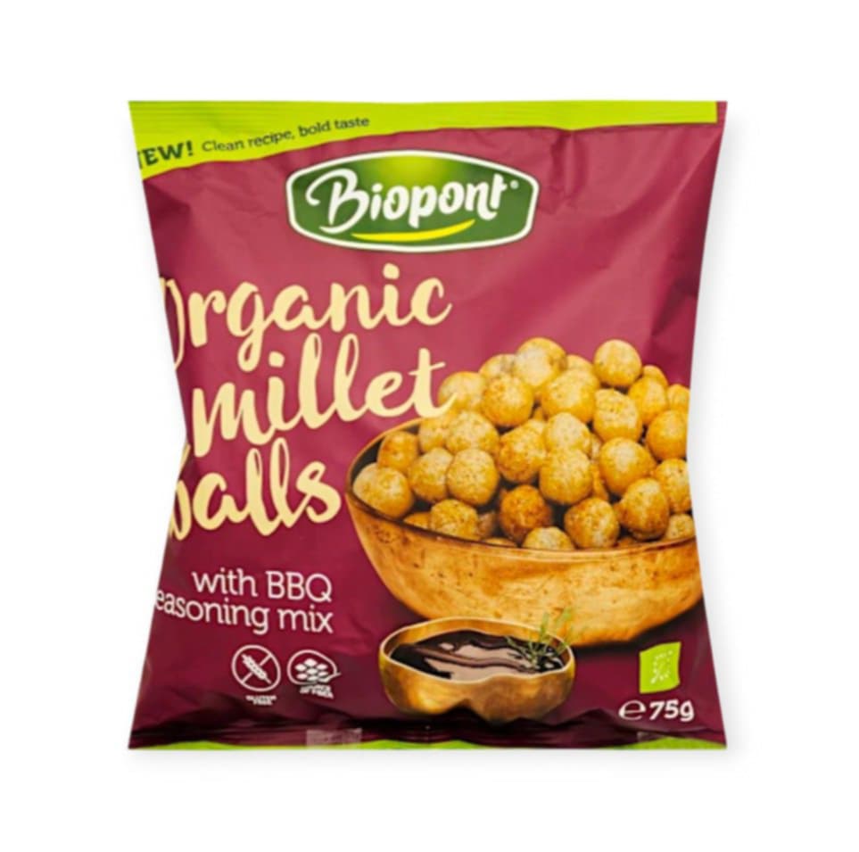 BIO BIOPONT EXTRUDOVANÉ GUĽÔČKY Z PROSA BARBECUE - 75G