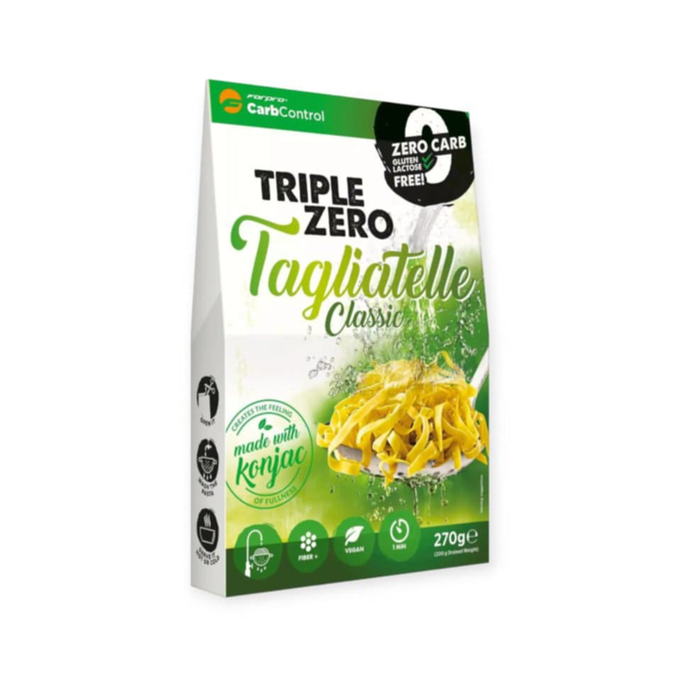 BEZLEPKOVÉ CESTOVINY FORPRO TAGLIATELLE ZERO KALÓRIÍ - 270G