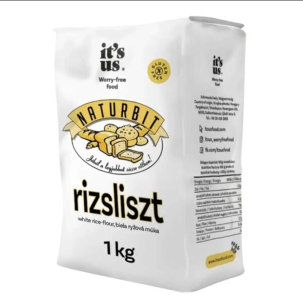 BEZLEPKOVÁ RYŽOVÁ MÚKA NATURBIT - 1000G – Obrázok 2