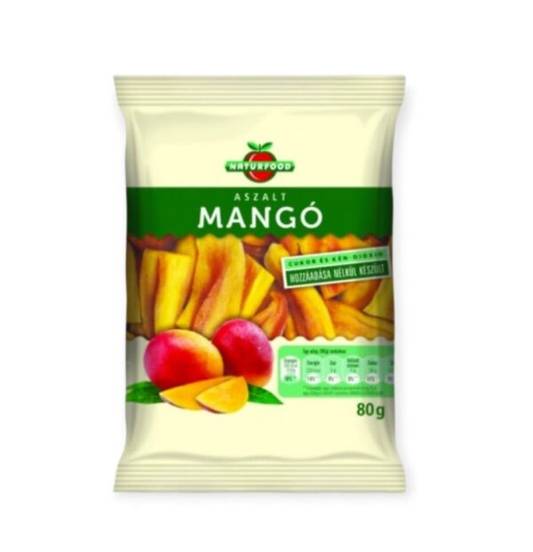 NATURFOOD SUŠENÉ MANGO - 80G – Obrázok 2