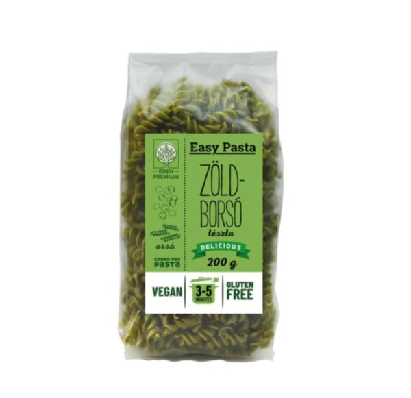 BEZLEPKOVÉ CESTOVINY EDEN PREMIUM EASY CESTOVINY ZO ZELENÉHO HRÁŠKU VRETENO - 200G – Obrázok 2