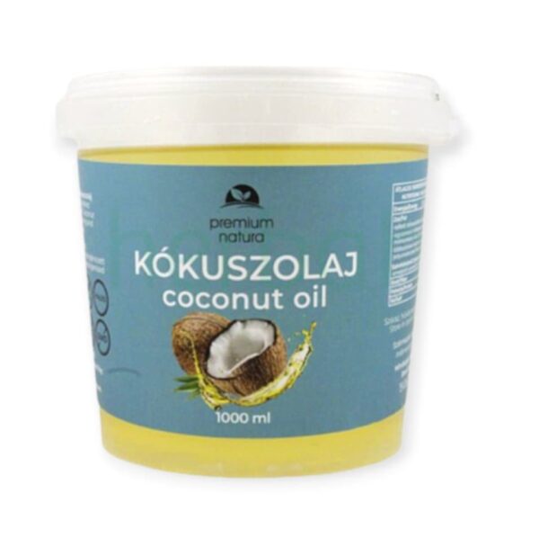 BEZLEPKOVÝ PRÉMIOVÝ KOKOSOVÝ OLEJ NATURA 1000ML – Obrázok 2