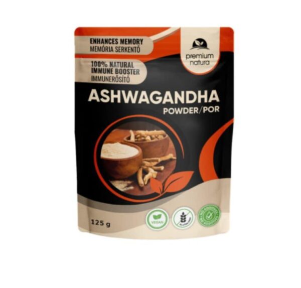 BEZLEPKOVÝ PRÉMIOVÝ PRÁŠOK NATURA ASHWAGANDA 125G – Obrázok 2