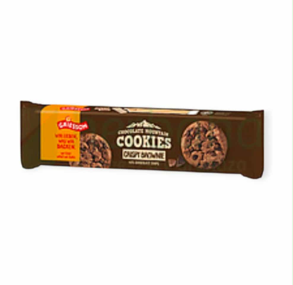 VEGÁNSKE GRIESSON COOKIES CHRUMKAVÉ BROWNIE 150G