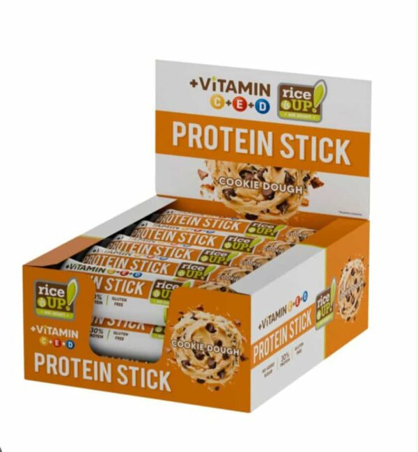 BEZLEPKOVÁ PROTEÍNOVÁ TYČINKA RICE UP S VITAMÍNMI PRÍCHUŤOU SUŠIENKY - 40G – Obrázok 2