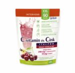 INTERHERB XXL VITAMÍN C + ZINOK VIŠŇOVO-VANILKOVÝ NÁPOJ V PRÁŠKU /90 PORCIÍ/ - 270G