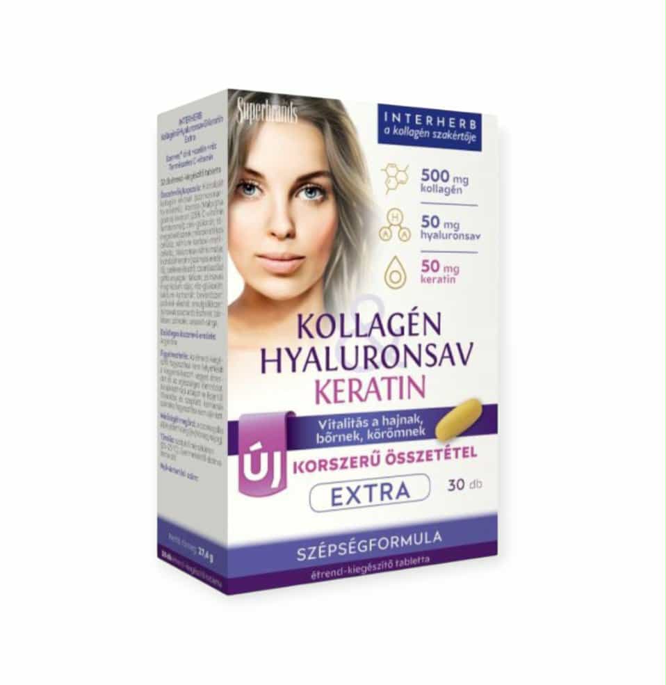 INTERHERB KOLAGÉN A KYSELINA HYALURÓNOVÁ TABLETY EXTRA - 30KS