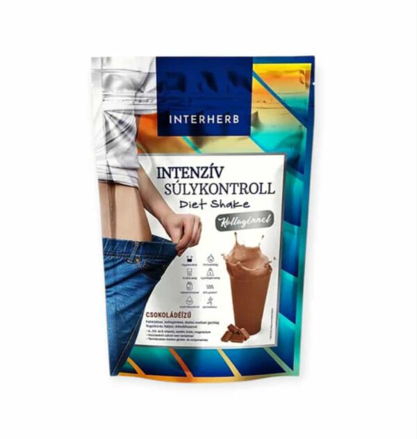 INTERHERB INTENSIVE WEIGHT CONTROL DIÉTNY KOKTEIL S ČOKOLÁDOVOU PRÍCHUŤOU S KOLAGÉNOM - 528G – Obrázok 2