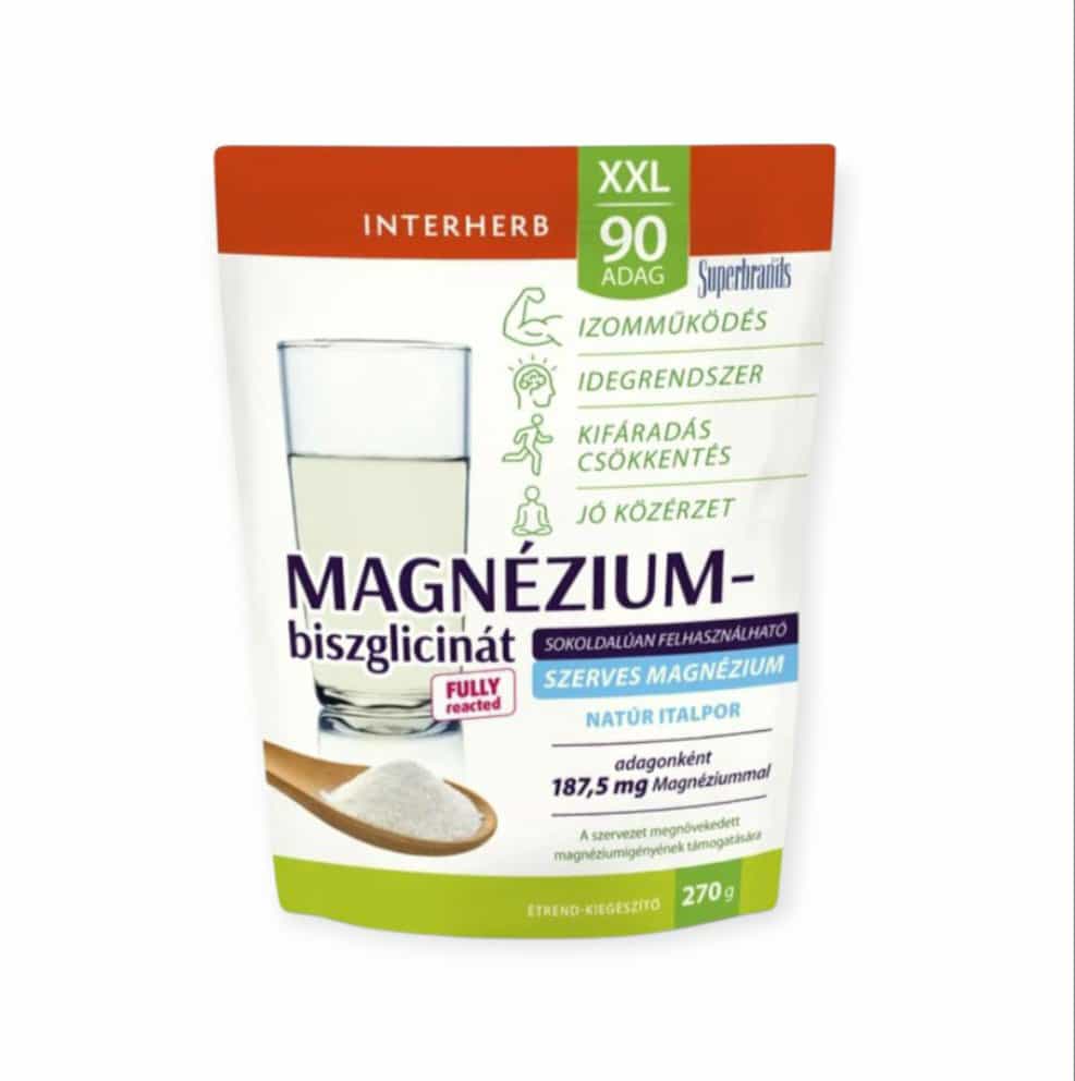 INTERHERB XXL ORGANICKÝ BISGLYCINÁT HOREČNATÝ PRÍRODNÝ NÁPOJ V PRÁŠKU/ 90 PORCIÍ / -270G