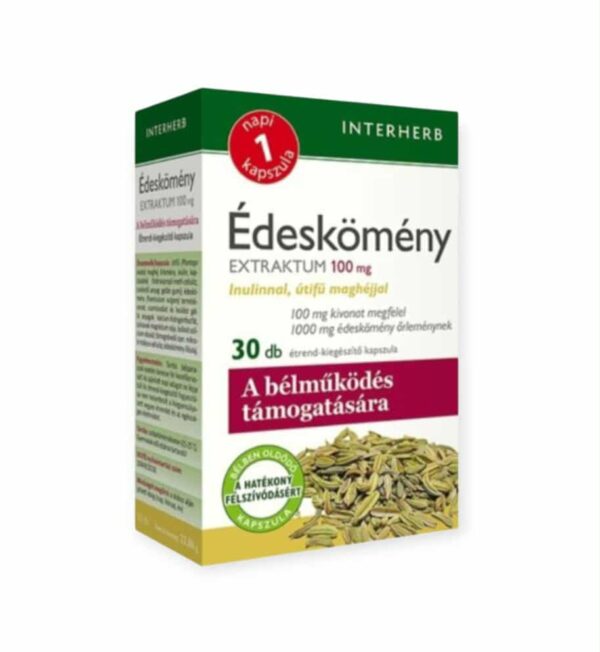 INTERHERB 1 KAPSULA EXTRAKTU Z FENIKLU DENNE - 30KS – Obrázok 2