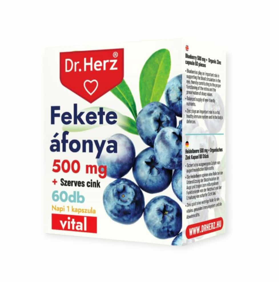 DR. HERZ ČUČORIEDKY 500 MG + ORGANICKÉ ZINKOVÉ KAPSULY - 60ks